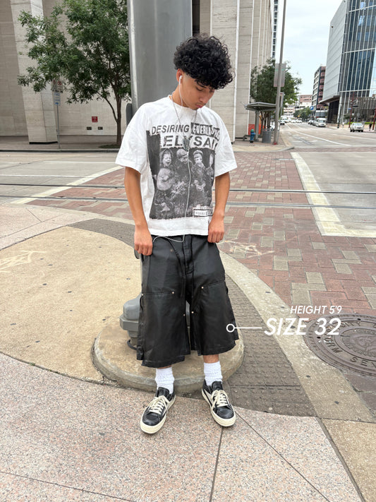 Waxed Double Knee Jorts