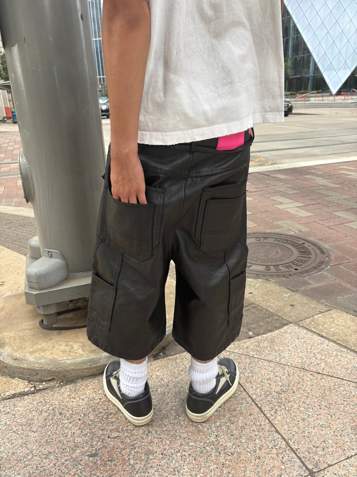 Waxed Double Knee Jorts
